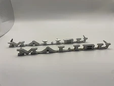 Chevy OEM 1969-1972 Malibu Front Fender Side Emblem Badge Logo Name 3982414