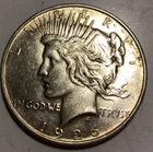 1926-D Peace Silver Dollar. AU/BU. I4
