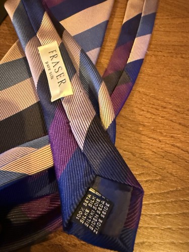 House of Fraser The Collection Pure Silk tie - Picture 3 of 3