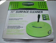 GREENWORKS 11" SURFACE CLEANER FOR ELECTRIC PRESSURE WASHER MAX 2000 PSI