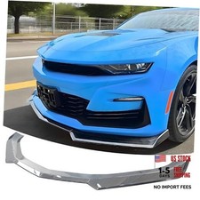Front Bumper Lip Splitter Spoiler Fit for 2016-2024 Chevy Carbon Fiber Print