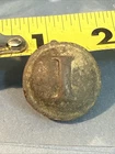 Dug Civil War 💥 🇺🇸 💣  Confederate Block I W Stars Coat Button Face