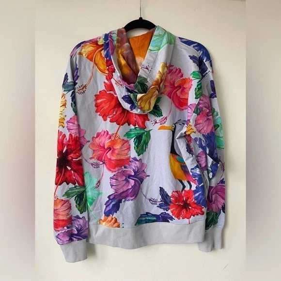 Sudadera con Capucha Floral Pixar X Robert Graham Paradise Falls Kevin Bird Talla L Colorida Foto 2 de 4
