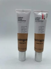 2x EXPIRED Neutrogena Radiant Tinted Moisturizer Sheer Tan 30 1.1oz SPF25