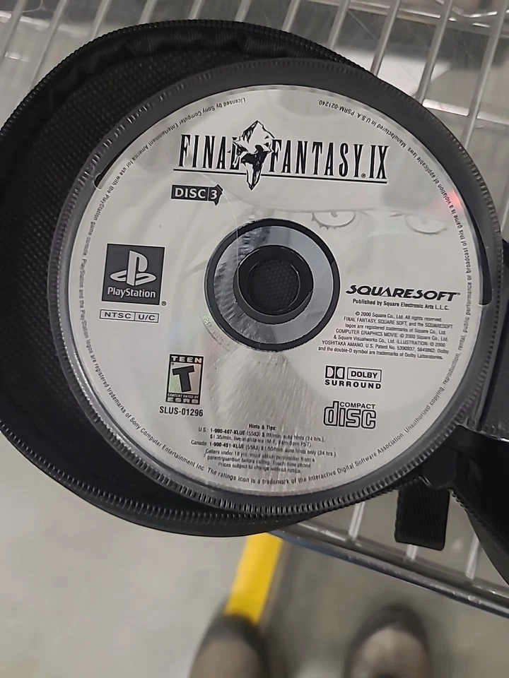 Final Fantasty 9(IX) ps1 (4)Disks Only - Image 3 of 4