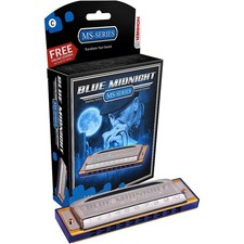 Hohner 595BL Blue Midnight Harmonica Key of A