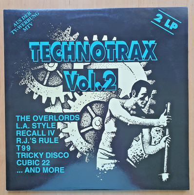 Techno Trax Vol. 2 2LP 1991 (NM/NM) - Various