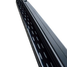 Schwarze Trittbretter passend f&uuml;r Mercedes ML GLE W166 2011-2019