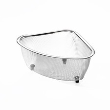 Fox Run Large Stainless Steel Triangular Colander 3 Quart Pasta Strainer 7 X