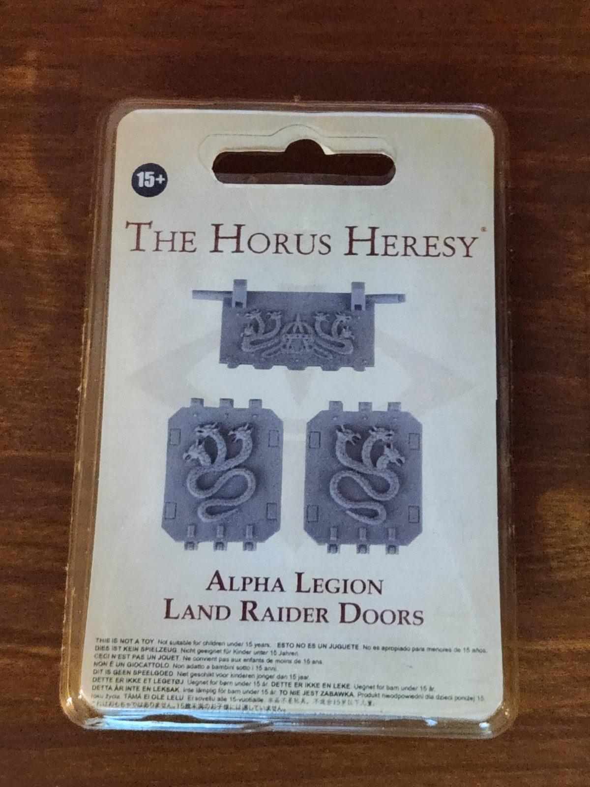 Games Workshop Warhammer 40k Alpha Legion Rhino Doors Front Plate Forgeworld New