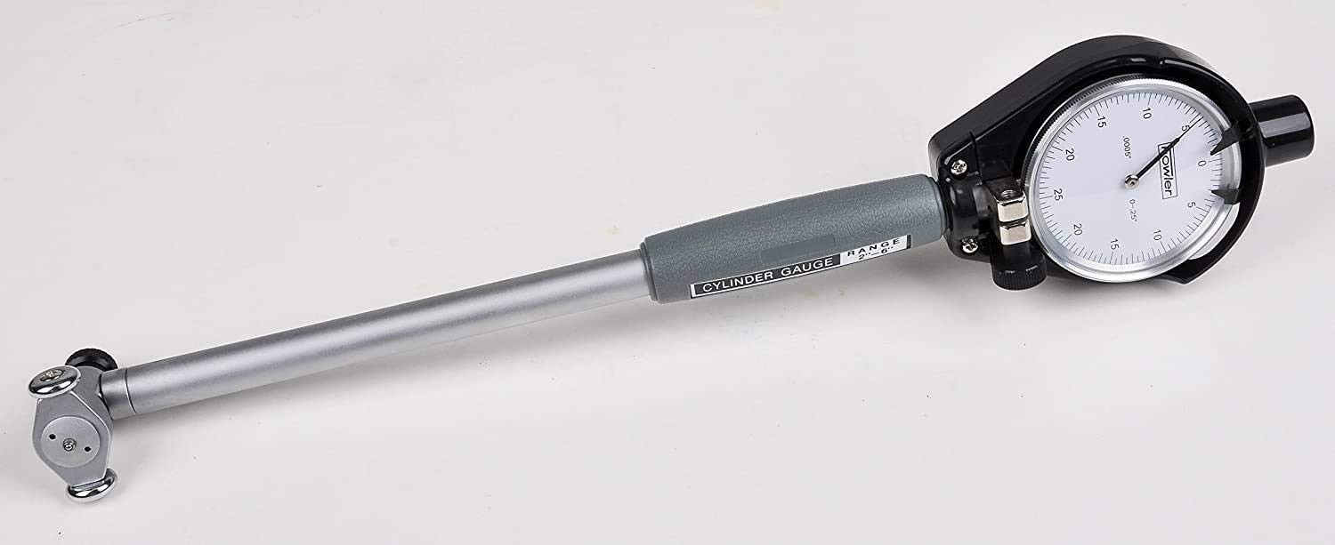 Cylinder Dial Bore Gage 6-Inch Range Steel Self-Centering