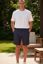 Walter Hagen Golf Shorts Mens 30 Flag Print Perfect 11 Collection Preppy Casual 