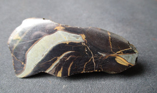 Stufe SCHALENBLENDE bearbeitet poliert Fundort Stolberg ca. 1975 68 Gr.