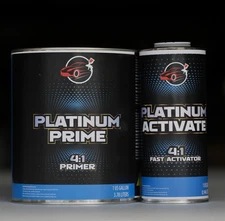 Platinum Prime 4:1 2K Urethane high Build Primer & Sealer GALLON Kit w/Hardener!