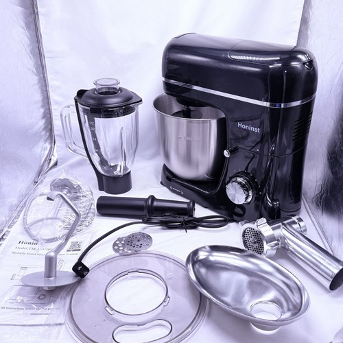 Honinst Mitigeur sur Pied Multifonctionnel 7 en 1,5 QT 8 Vitesses Inclinable Cuisine Mix
