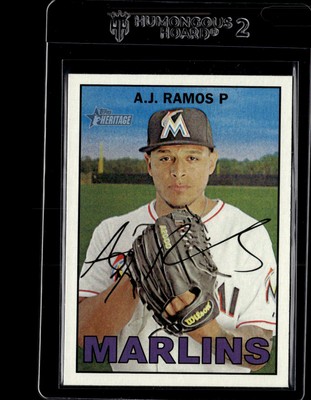 2016 Topps Heritage #248 A.J. Ramos