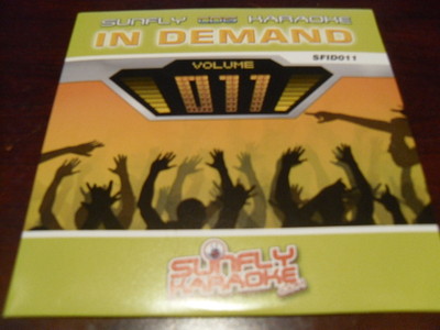 SUNFLY IN DEMAND KARAOKE DISC SFID011 VOLUME 011 CD+G SEALED 15 TRACKS