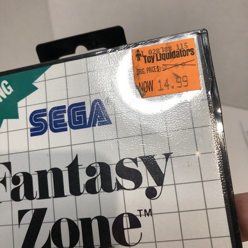 RARE SEALED Fantasy Zone Shooting Sega Master SMS Brand New Sealed Oval Seal - Picture 9 of 9