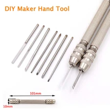 HSS Wood Carving Chisel Tools Blade Microcarving Head Olive DIY Maker Hand Tool