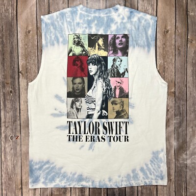Taylor Swift Eras Tour Tie Dye Tank Top Shirt Concert Merch XL Unisex