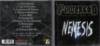 Powergod - Evilution Part III Nemesis (2002) - CD