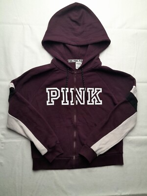 Louis Vuitton Hoodie Burgundy 4t VICTORIA'S SECRET PINK Zip Up