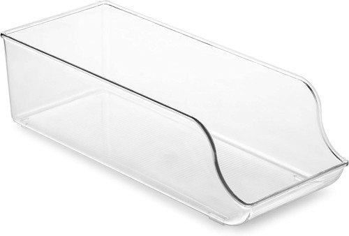 Set Of 8 Refrigerator Pantry Organizer Bins - Clear Food Storage Baskets for ... - Picture 5 of 10