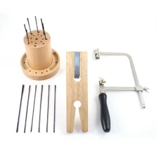 Jewelers Saw Kit Includes Saw frame, Blades, Organizer and Bench Pin KIT-2100
