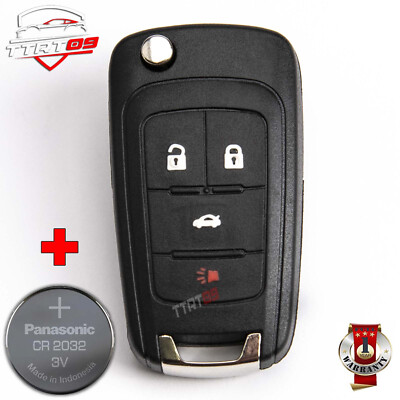 SCHLÜSSELGEHÄUSE FÜR CHEVROLET CAMARO CRUZE EQUINOX IMPALA  MALIBU + CR2032