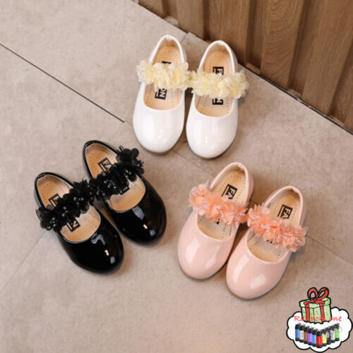 Summer Kids Girls Soft Soled Flower Solid Casual Sandals Princess Shoes
