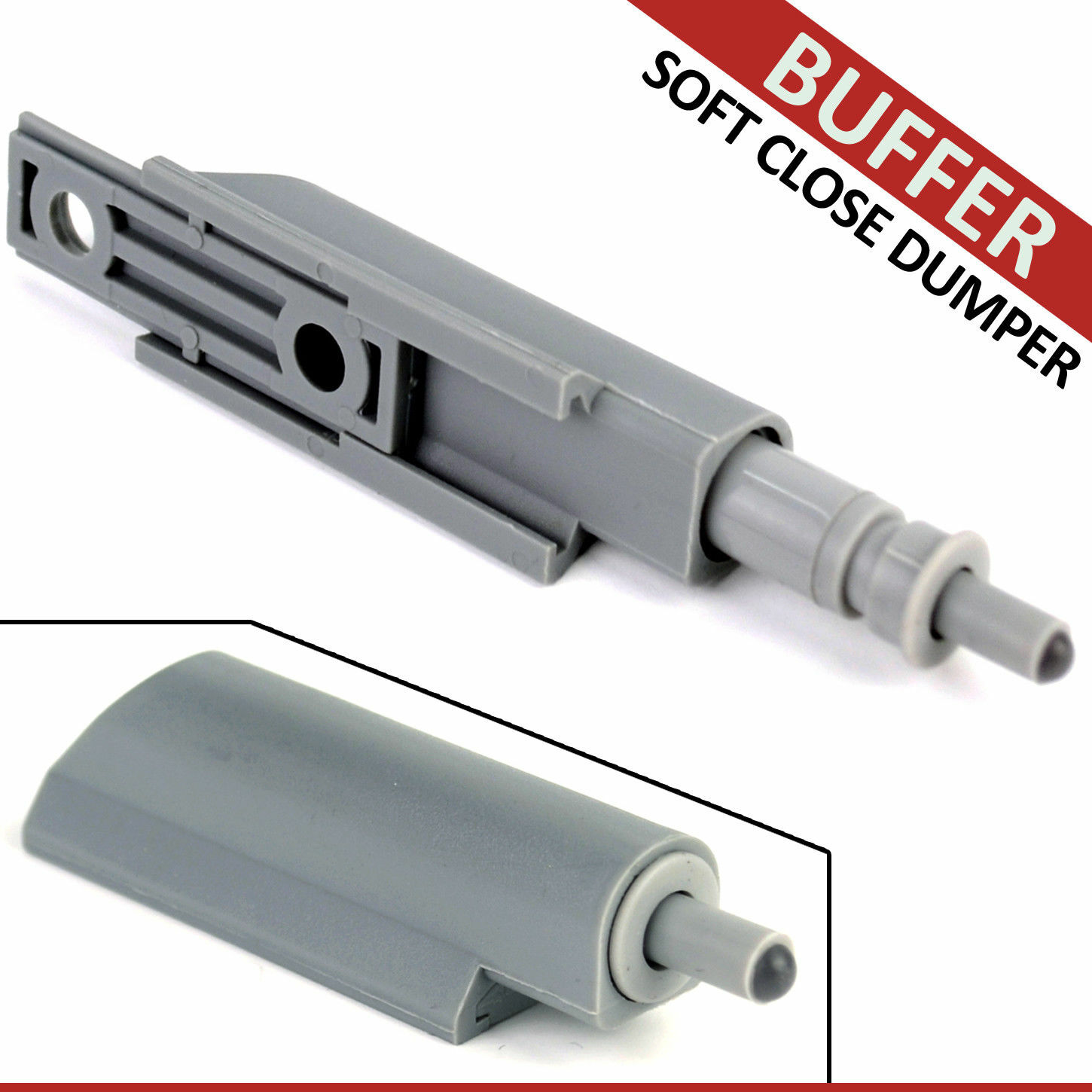 2 DOOR CLOSE DAMPER BUFFERS DOOR PISTON KITCHEN CUPBOARD SOFT CLOSE eBay