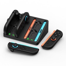 Image of Charging Base for Nintendo Switch 2 – Compact Charging Station for 4 Joy-Con