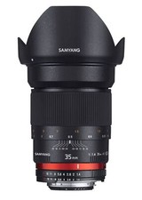 Obiettivo Samyang 35mm f/1.4 AS UMC x Sony E-mount Lens