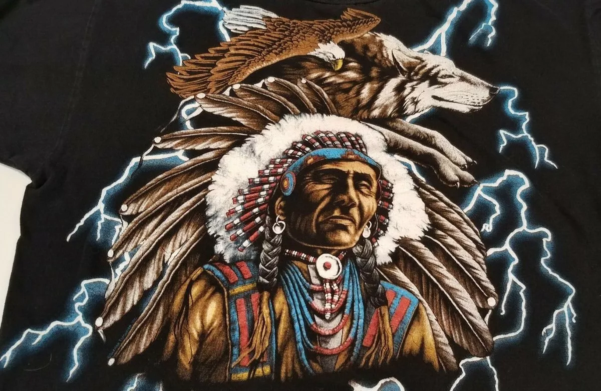 Indian chief t shirt cheap