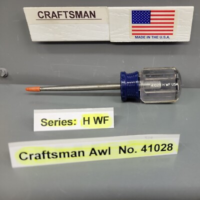 Craftsman Awl 41028 Series H WF  New Old Stock  USA!!