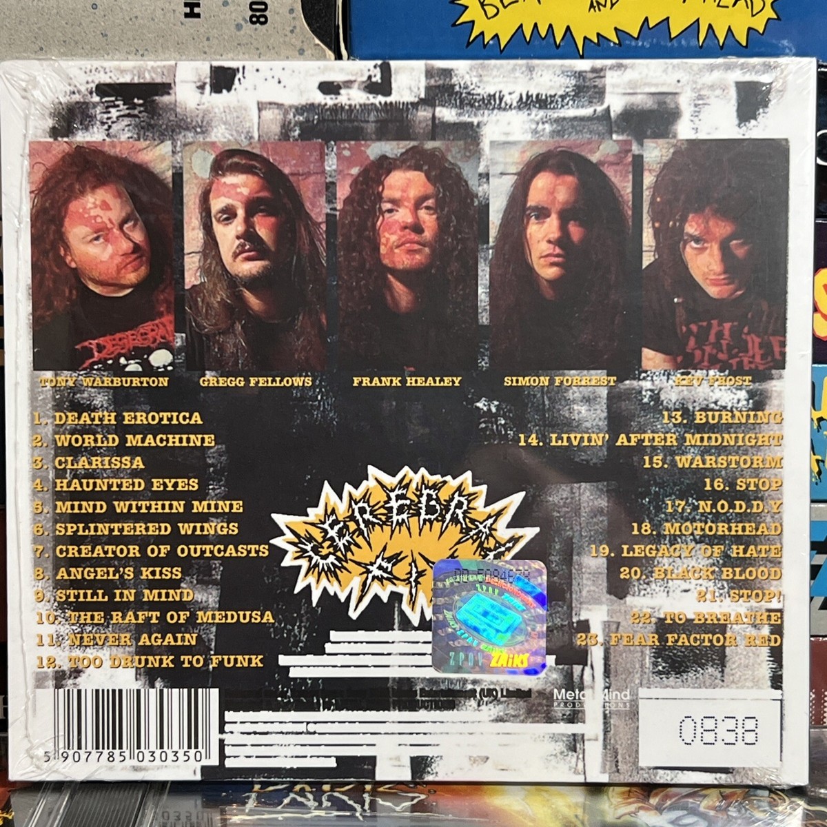Cerebral Fix - Death Erotica 1992 CD New UK Thrash Heavy