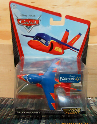 DISNEY PIXAR CARS FALCON HAWK 1 WALMART EXCLUSIVE NEW MINT ON CARD