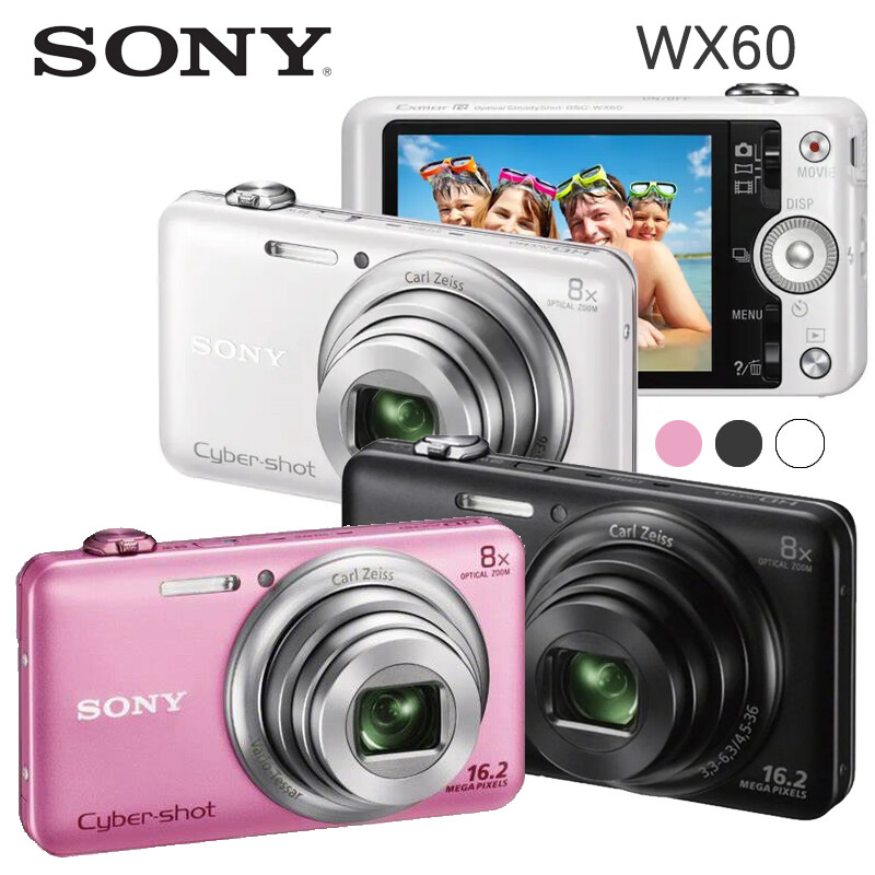 Sony Digital Camera DSC-WX60 Cyber Shot 8.0x Optical zoom 16.2MP Compact Camera