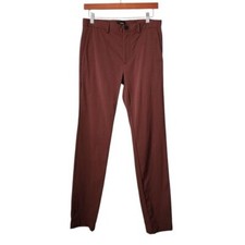 THEORY Men's Zaine Precision Ponte Slim-Straight Chino-Style Pants in Clay 29