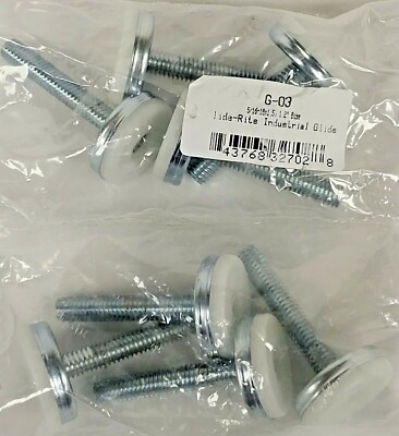(8 QTY) NEW GLIDE RITE G03 Level Mount Fixed Stud 5/16-18x1.5, 1.2'' Base