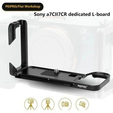 PEIPRO Alloy Quick-Release L-Plate Bracket Hand Grip For Sony A7C2 A7CR Camera