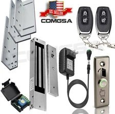 Access Control System, door entry Electric Magnetic Lock 600LB + l z bracket USA