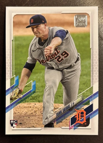 2021 Topps Series 1 #92 Tarik Skubal RC Rookie Card Detroit Tigers