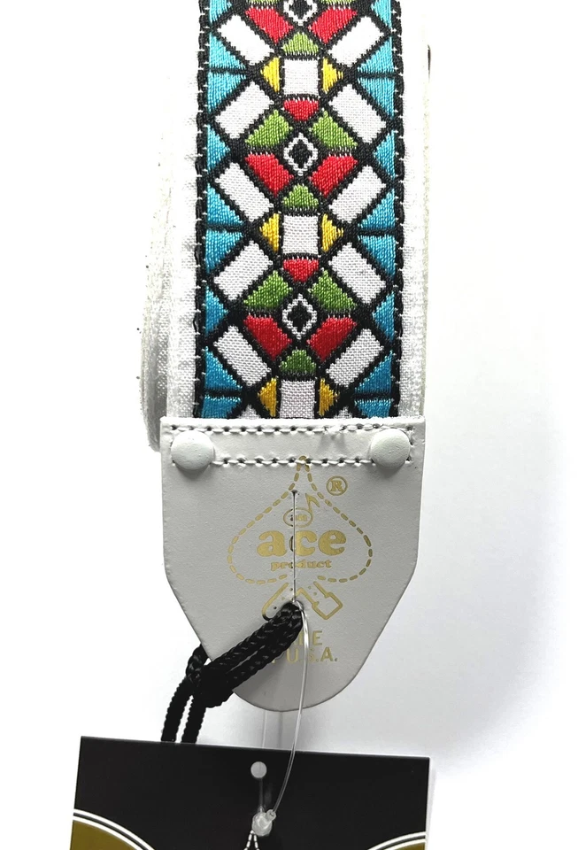 Ace гитарный ремень винтажный стиль витраж дизайн D'Andrea - Изображение 2 из 4