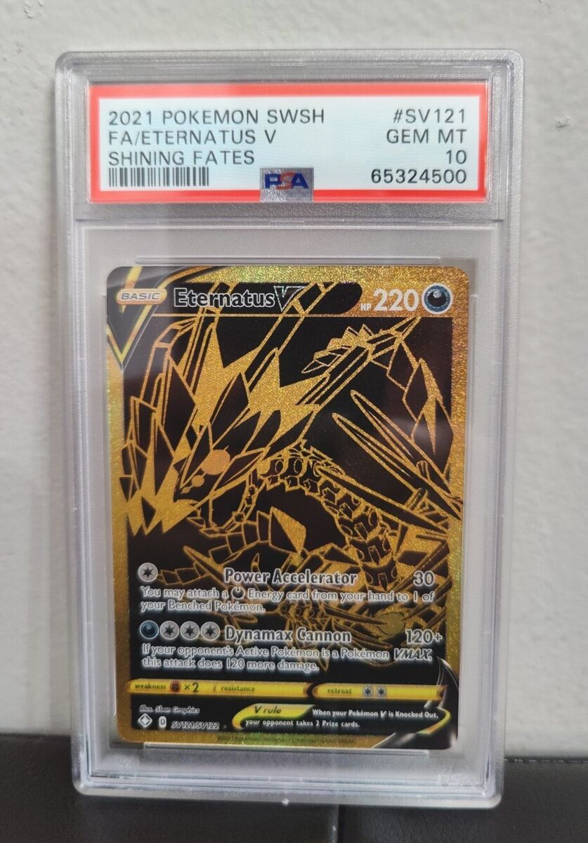 2021 Pokemon Shining Fates #SV121 Eternatus V Full Art PSA 2021 Pokemon Shining Fates #SV121 Eternatus V Full Art PSA
