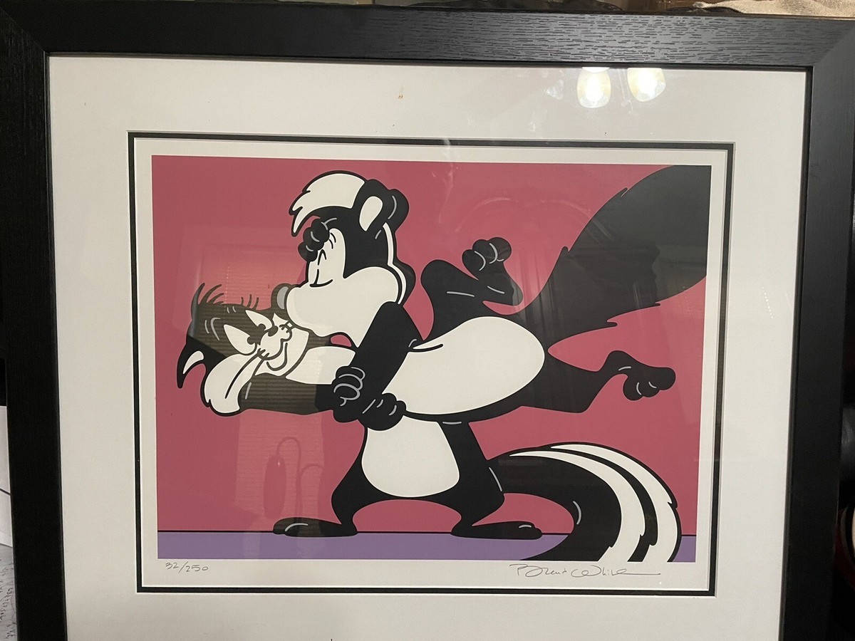 Warner Brothers Pepe Le Pew Limited Edition Art Brenda White 1999