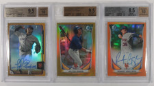 Lot Of 3 BGS Graded Bowman Gsellman, Molina, Ramos Baseball Cards