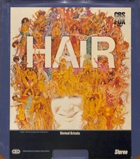 Hair 1979 Vintage CED RCA SelectaVision Videodisc TESTED WORKING