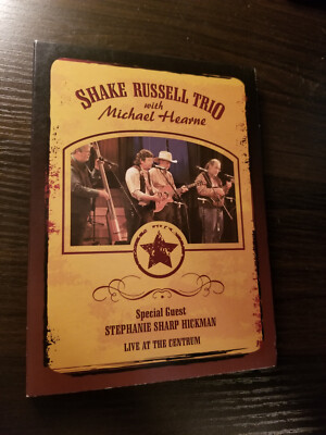 798 Shake Russell trio with Michael Hearne Live At The Centrum. 1 DVD 1 CD