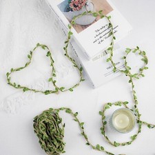 32 ft Natural Jute String Ribbon Green ARTIFICIAL CRAFT LEAVES Party Decorations